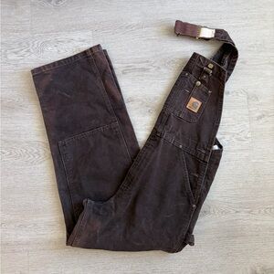 Carhartt Men's Brown Overalls